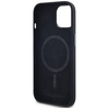 Oryginalne Etui IPHONE 15 Karl Lagerfeld Hardcase Silicone Shadow Metal Initial MagSafe czarne