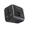 Choetech Fast Universal GaN USB Travel Charger Type C / 3 x USB-A 30W Power Delivery Black (PD5008-BK)