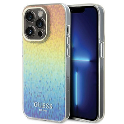 Guess nakładka do iPhone 14 Pro 6,1" GUHCP14LHDECMI HC IML FACETED MIRROR DISCO IRIDESCENT