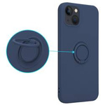 Etui Silicon Ring do Iphone 13 PRO MAX niebieski