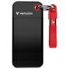 Verbatim Dysk SSD 2TB - brelok do kluczy  z kablem USB 3.2 gen.2 czarno-czerwony/black-red 32196