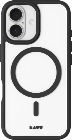 Etui Laut Huex Protect MagSafe na iPhone 16 Plus - czarne