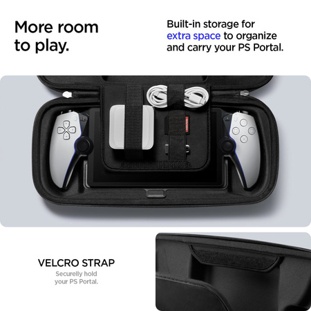 Spigen Rugged Armor PRO Playstation Portal czarny/black AFA07236