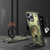 Hybrid Armor Trendige Hülle mit MagSafe für iPhone 16 Pro – Grün