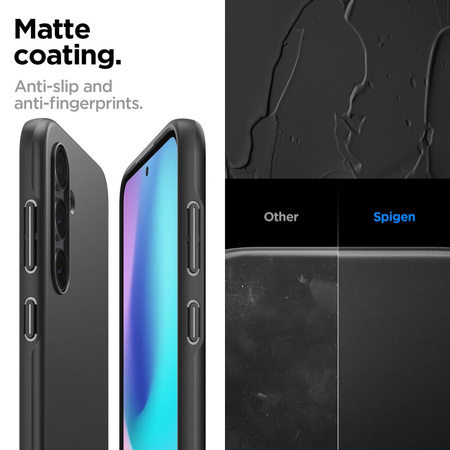 Spigen Thin Fit Hülle für Samsung Galaxy S23 FE – Schwarz