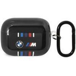 BMW BMAP22SWTK AirPods Pro cover czarny/black Multiple Colored Lines