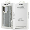 Original Handyhülle IPHONE 16 PRO MAX DKNY Hardcase Checkered Pattern MagSafe beige