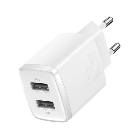 Baseus Compact Charger 2U 10.5W EU White