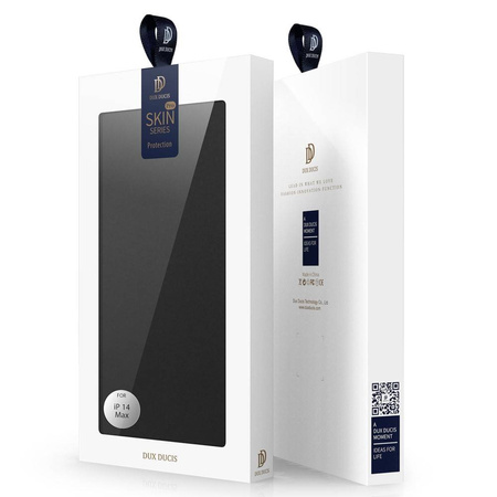 Dux Ducis Skin Pro kabura etui pokrowiec z klapką iPhone 14 Max czarny