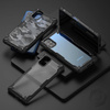 Ringke Fusion X Design etui pancerny pokrowiec z ramką Samsung Galaxy M51 czarny Camo Black (XDSG0043)