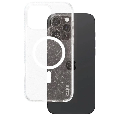 CARE by PanzerGlass Flagship Star Lit Case iPhone 16 Pro Max 6,9&quot; weiß/weiß MagSafe 1344