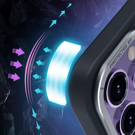 Futerał X-ONE Dropguard Magnetic Case Air (kompatybilny z MagSafe) - do Apple iPhone 14 Plus czarny