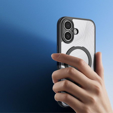 Dux Ducis Aimo Mag Case mit Magnetring und Ständer für iPhone 17 – Schwarz