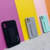 Wozinsky Kickstand Case iPhone 12 Pro pink silicone case with stand