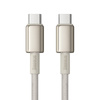 Kabel 100W 5A 1m USB-C - USB-C Baseus Tungsten Glod złoty