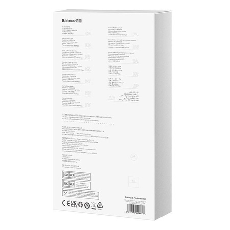 Kabel USB C – USB C 480 Mbit/s 240 W 3 m Baseus Tungsten Gold CAWJ040101 – Schwarz