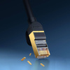 Baseus Speed Seven High Speed RJ45 Netzwerkkabel 10Gbps 1m Schwarz (WKJS010101)