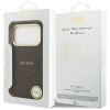 Etui Guess Peony Hot Stamp MagSafe na iPhone 17 Pro - brązowe