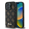 GUESS futerał do IPHONE 16 Pro Max kompatybilny z MagSafe GUHMP16XPGPYSK (PU Peony Script) czarny