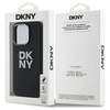 Original Case IPHONE 16 PRO DKNY Hardcase Liquid Silicone Metal Logo (DKHCP16LSMCBSK) black