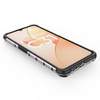 Honeycomb case armored cover with a gel frame Realme C31 transparent