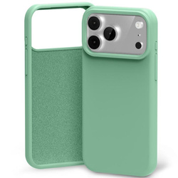 Etui Mercury Silicone do iPhone 17 Pro   Max zielony