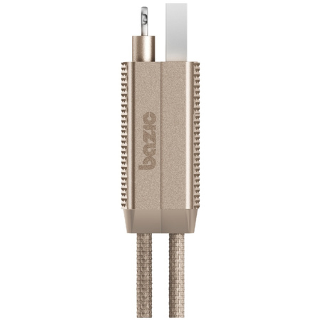 Kabel Bazic GoCharge Alucable 4w1        (USB-A/USB-C - USB-C/Lightning) 15cm 60W 3A PD Fast Charge złoty