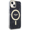 Guess GUHMP14SPCUMAK iPhone 14 6.1&quot; schwarz/schwarz Hardcase Marble MagSafe