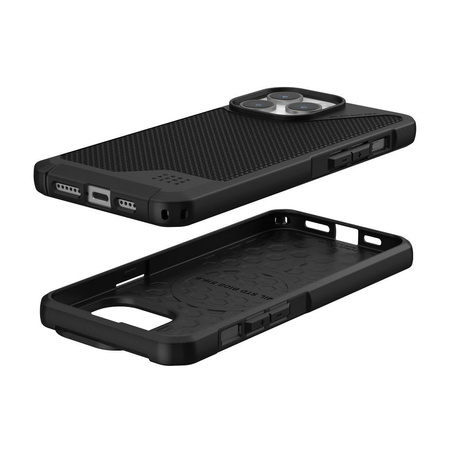Etui UAG Metropolis LT MagSafe do iPhone 15 Pro Max - czarny kevlar