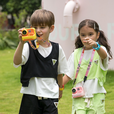 PICOCICI aparat cyfrowy dla dzieci z drukarką K27 różowy