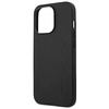 AMG AMHCP14XDOLBK iPhone 14 Pro Max 6.7 "black / black hardcase Leather Hot Stamped