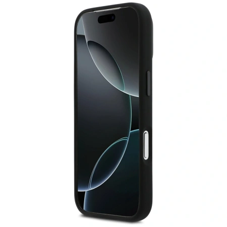 Etui BMW M Silicon Tricolor Line MagSafe na iPhone 17 Pro - czarne