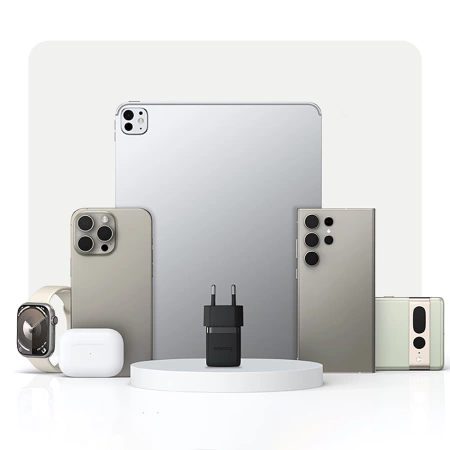 Baseus Palm 1C 20W Wandladegerät (mit Baseus Mini White USB-C 60W (20V/3A) 1m Kabel) - Schwarz