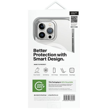 Schutzhülle APPLE IPHONE 15 PRO MAX UNIQ LifePro Xtreme Magclick Charging tinsel lucent transparent