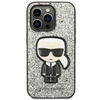 Karl Lagerfeld KLHCP14XGFKPG iPhone 14 Pro Max 6.7 "hardcase silver / silver Glitter Flakes Ikonik