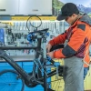 Rockbros MP-02 Bodenserviceständer für Fahrräder mit Knöpfen – schwarz