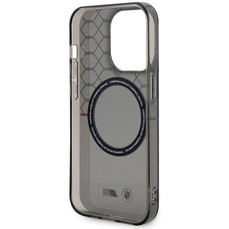 Case BMW BMHMP14LHGPK iPhone 14 Pro 6.1&quot; Grey/Grey Pattern MagSafe