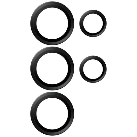 PanzerGlass Hoops Objektivschutz aus gehärtetem Glas für Samsung Galaxy S25 Ultra Schwarz