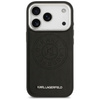 Karl Lagerfeld nakładka Magsafe PU case with Karl round point logo metal camera buttons and logo do iPhone 17 Pro czarna