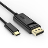 Choetech jednokierunkowy kabel przejściówka z USB Typ C do Display Port 4K 1,8m czarny (XCP-1801BK)