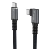 Wozinsky WPS3-UY41S USB-C Thunderbolt 4 240W 1m 4K Angled Cable - Black