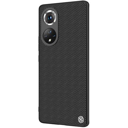 Nillkin Textured Case eine strapazierfähige, verstärkte Hülle mit Gelrahmen und Nylon auf der Rückseite Honor 50 Pro schwarz