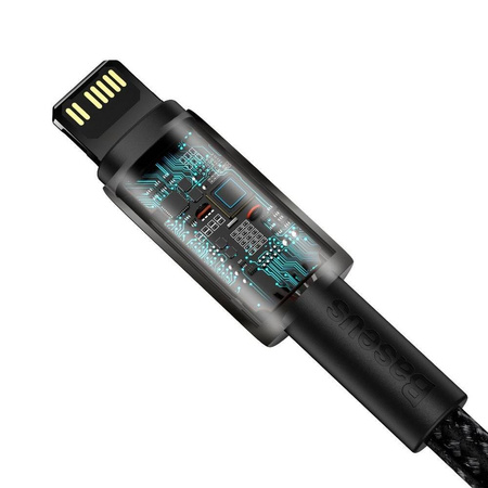 Baseus kabel USB Typ C - Lightning szybkie ładowanie Power Delivery 20 W 2 m czarny (CATLWJ-A01)
