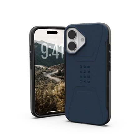 UAG Civilian MagSafe case for iPhone 17 - navy blue