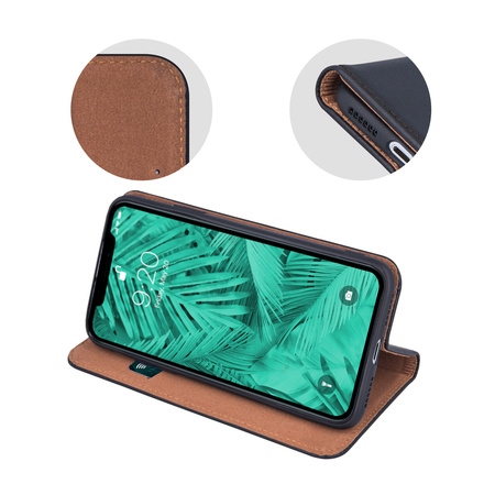 Etui skórzane Smart Pro do iPhone 17 Air 6,6" czarne