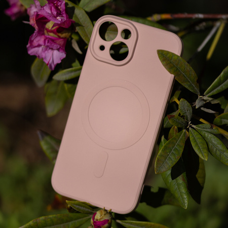 Nakładka Simple Color Mag do iPhone 14 Pro 6,1" różowa