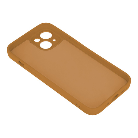 Nakładka Silicon do iPhone 16 Plus 6,7&quot; karmelowa