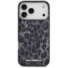 Karl Lagerfeld IML Leopard Pattern MagSafe Case for iPhone 17 Pro Max - Black