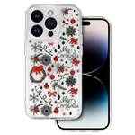 TEL PROTECT Christmas Case do Iphone 15 Pro Max Wzór 5 Clear