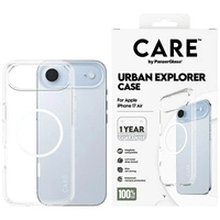 CARE by PanzerGlass Flagship Urban Explorer Case mit weißem MagSafe für iPhone Air – Transparent